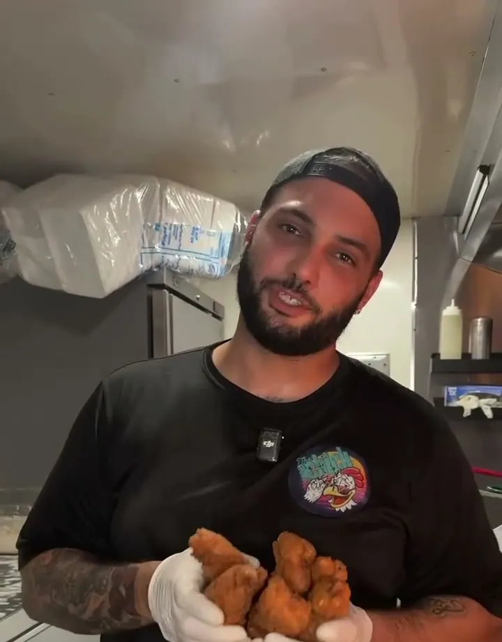The Side Chick team member inside the truck